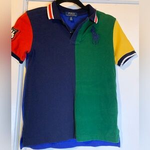 Polo Lauren Ralph boys’ short sleeve shirt size small 8